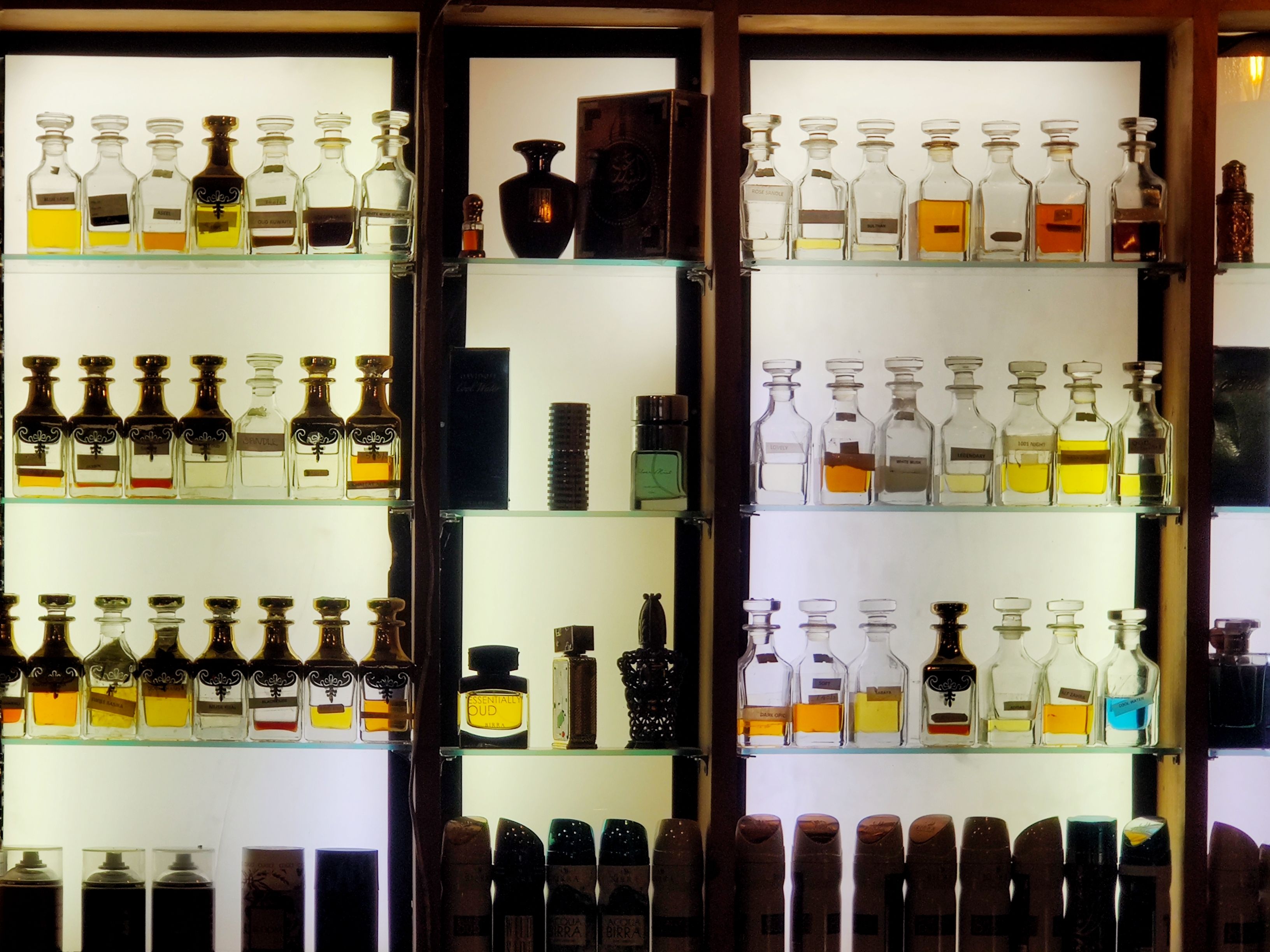 Fragrance bottles